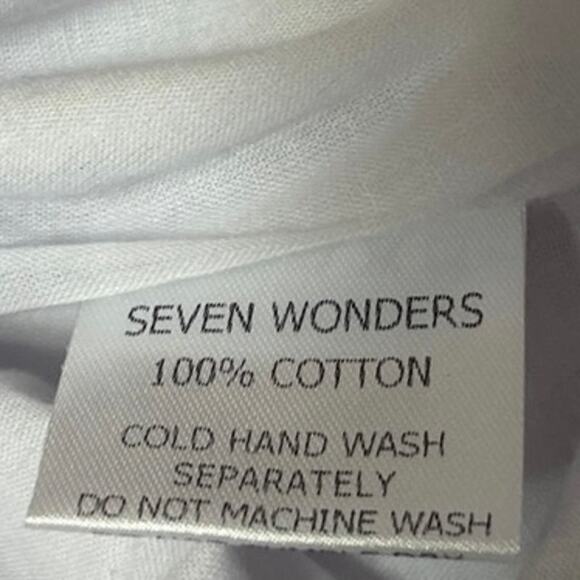 NEW Seven Wonders Emiline White One Shoulder Puff Sleeve Ruffle Mini Dress Sz 4 - Picture 6 of 6